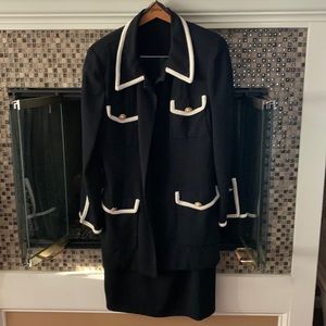 2 pc dress suit in black